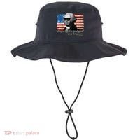 Stay strapped or get clapped George Washington 4th of July Bucket Hat thumb 0