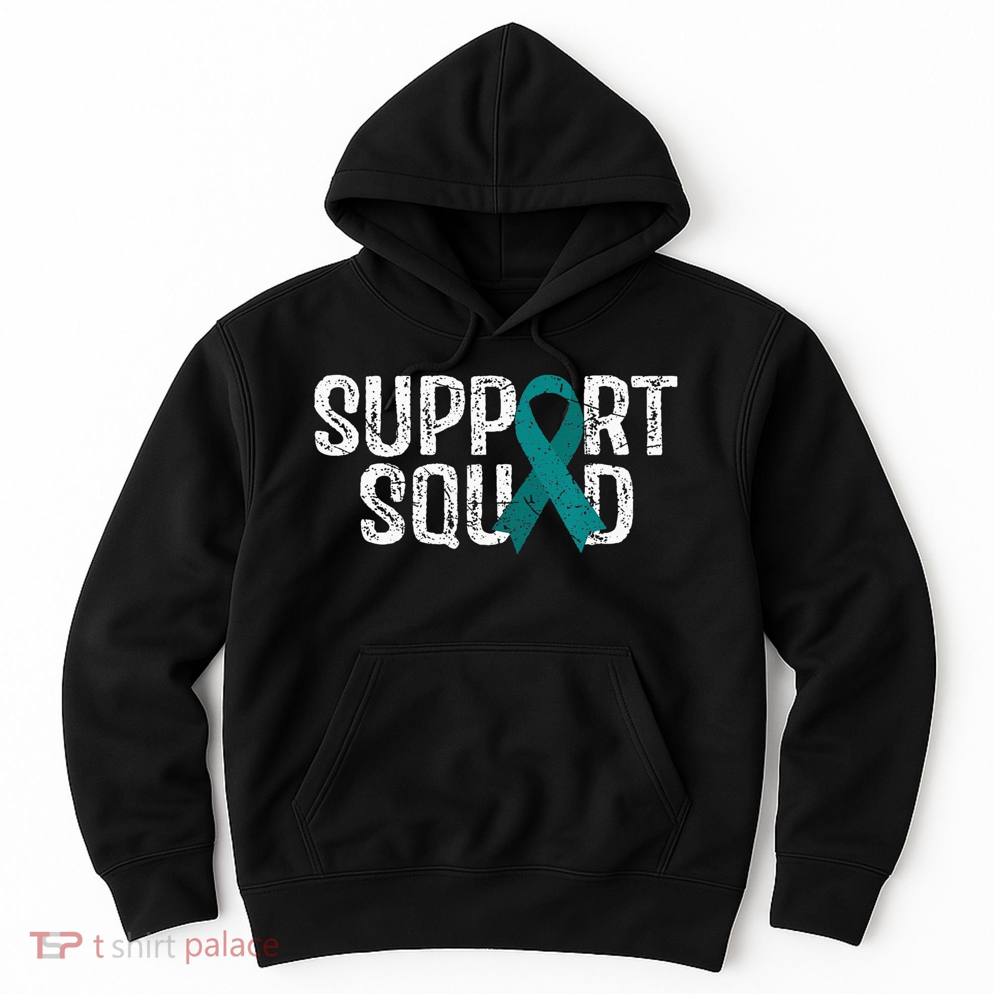 Support Squad Ovarian Cancer Awareness Hoodie