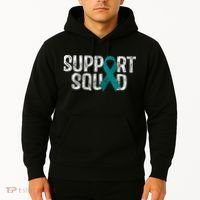 Support Squad Ovarian Cancer Awareness Hoodie thumb 2