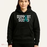 Support Squad Ovarian Cancer Awareness Hoodie thumb 5