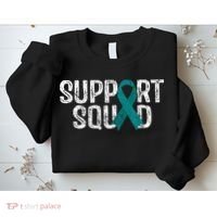 Support Squad Ovarian Cancer Awareness Sweatshirt thumb 2