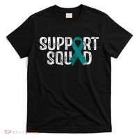 Support Squad Ovarian Cancer Awareness T-Shirt thumb 0