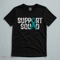 Support Squad Ovarian Cancer Awareness T-Shirt thumb 5