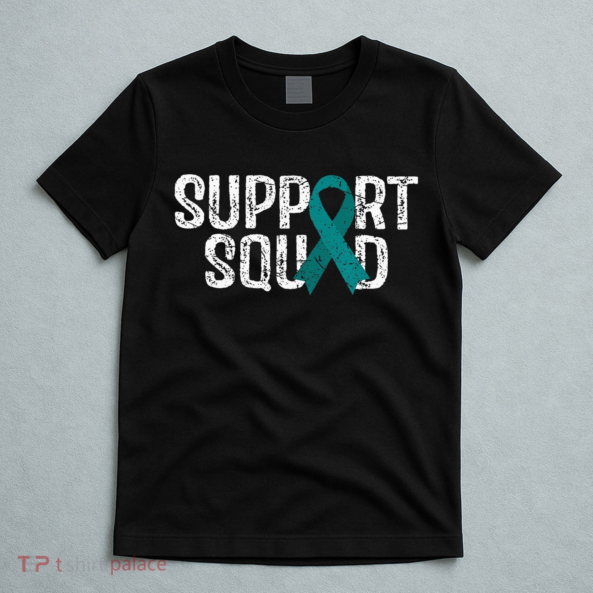 Support Squad Ovarian Cancer Awareness T-Shirt