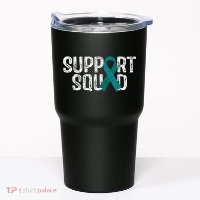 Support Squad Ovarian Cancer Awareness Tumbler