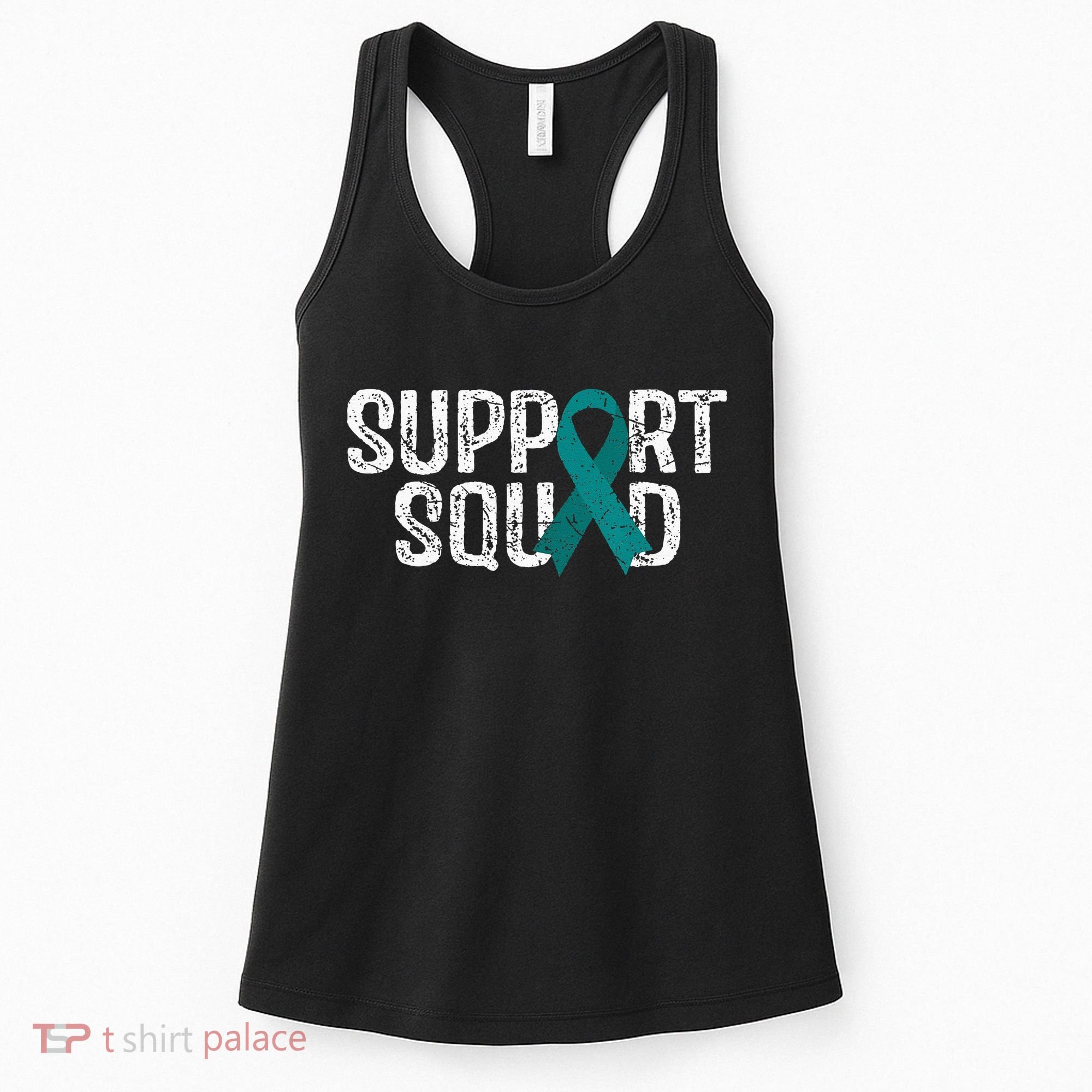 Support Squad Ovarian Cancer Awareness Women's Tank Top
