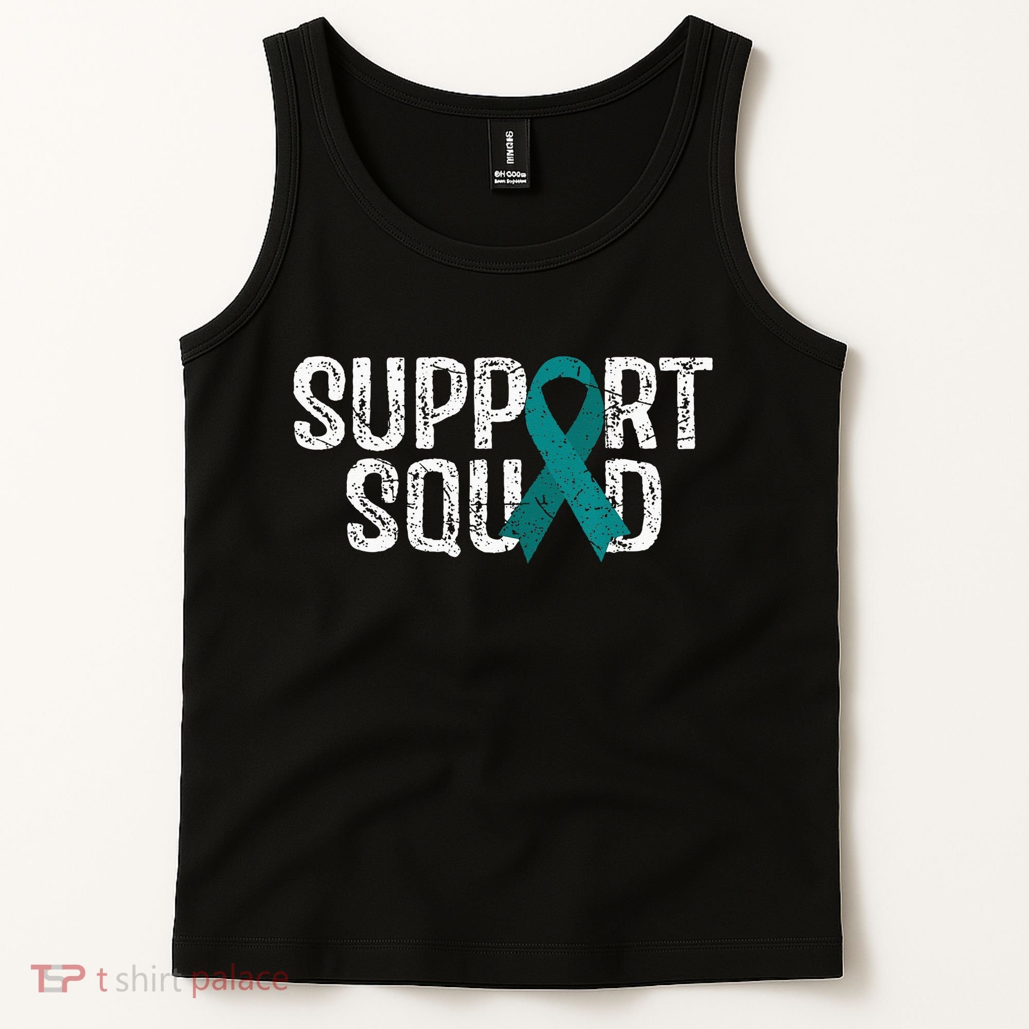 Support Squad Ovarian Cancer Awareness Tank Top