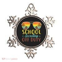 School Secretary Off Duty Summer Vacation Last Day Of School Ornament thumb 0