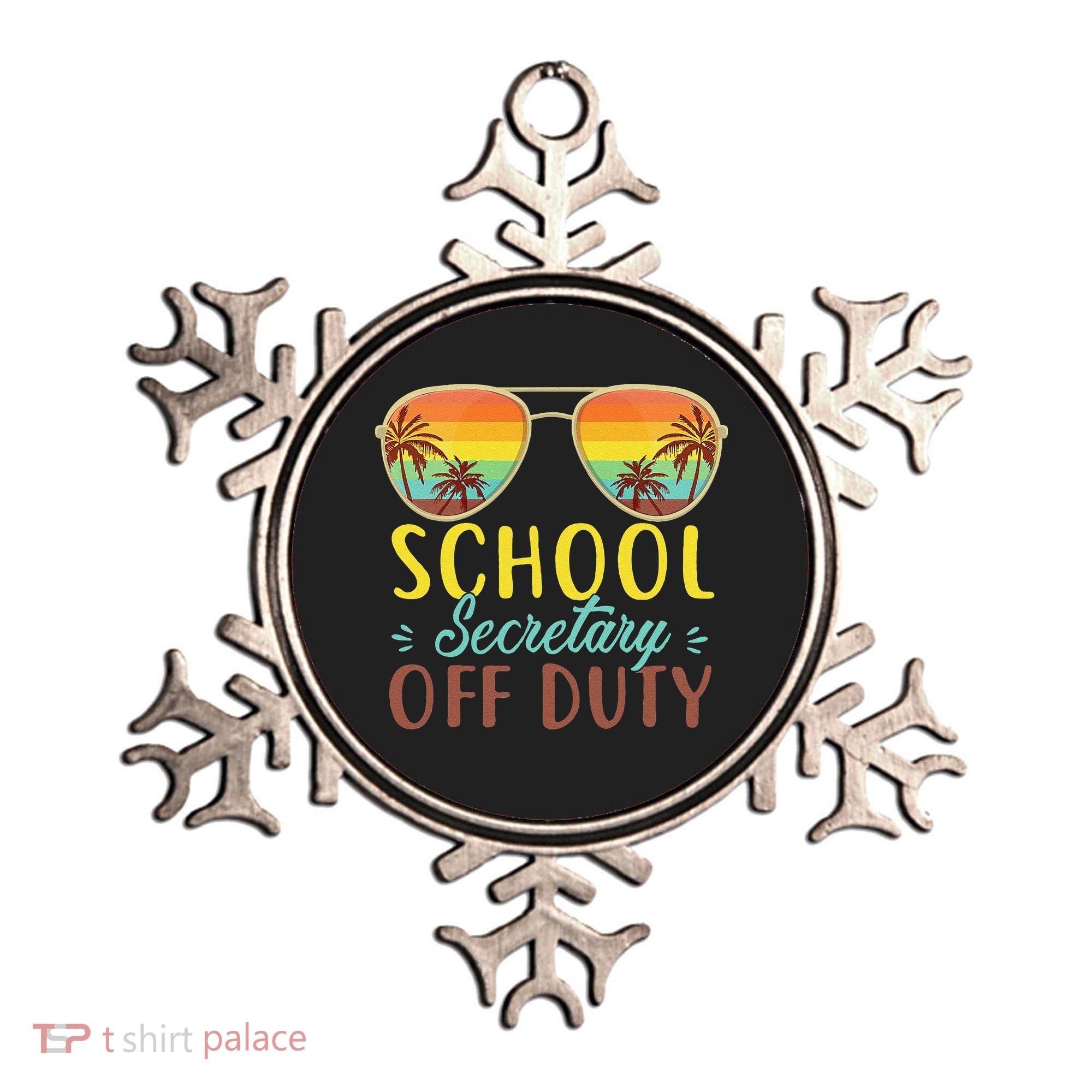 School Secretary Off Duty Summer Vacation Last Day Of School Ornament