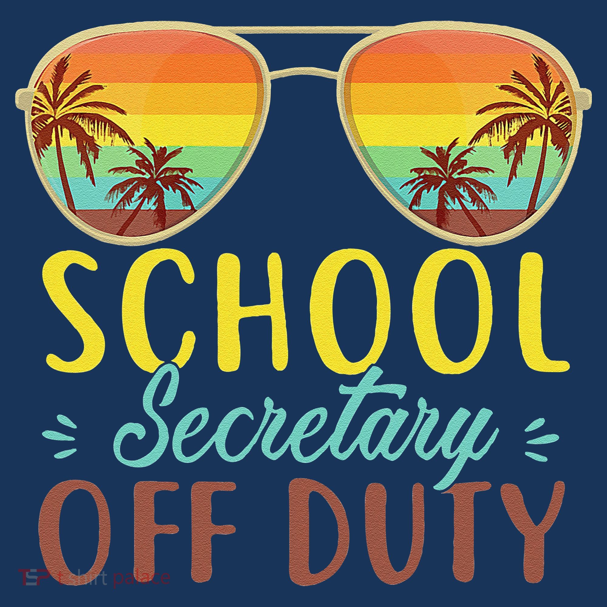 School Secretary Off Duty Summer Vacation Last Day Of School Mousepad