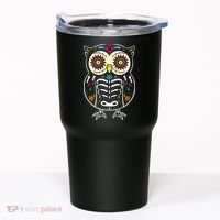Sugar Skull Owl Dia De Los Muertos Halloween Tumbler thumb 0