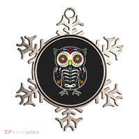 Sugar Skull Owl Dia De Los Muertos Halloween Ornament thumb 0
