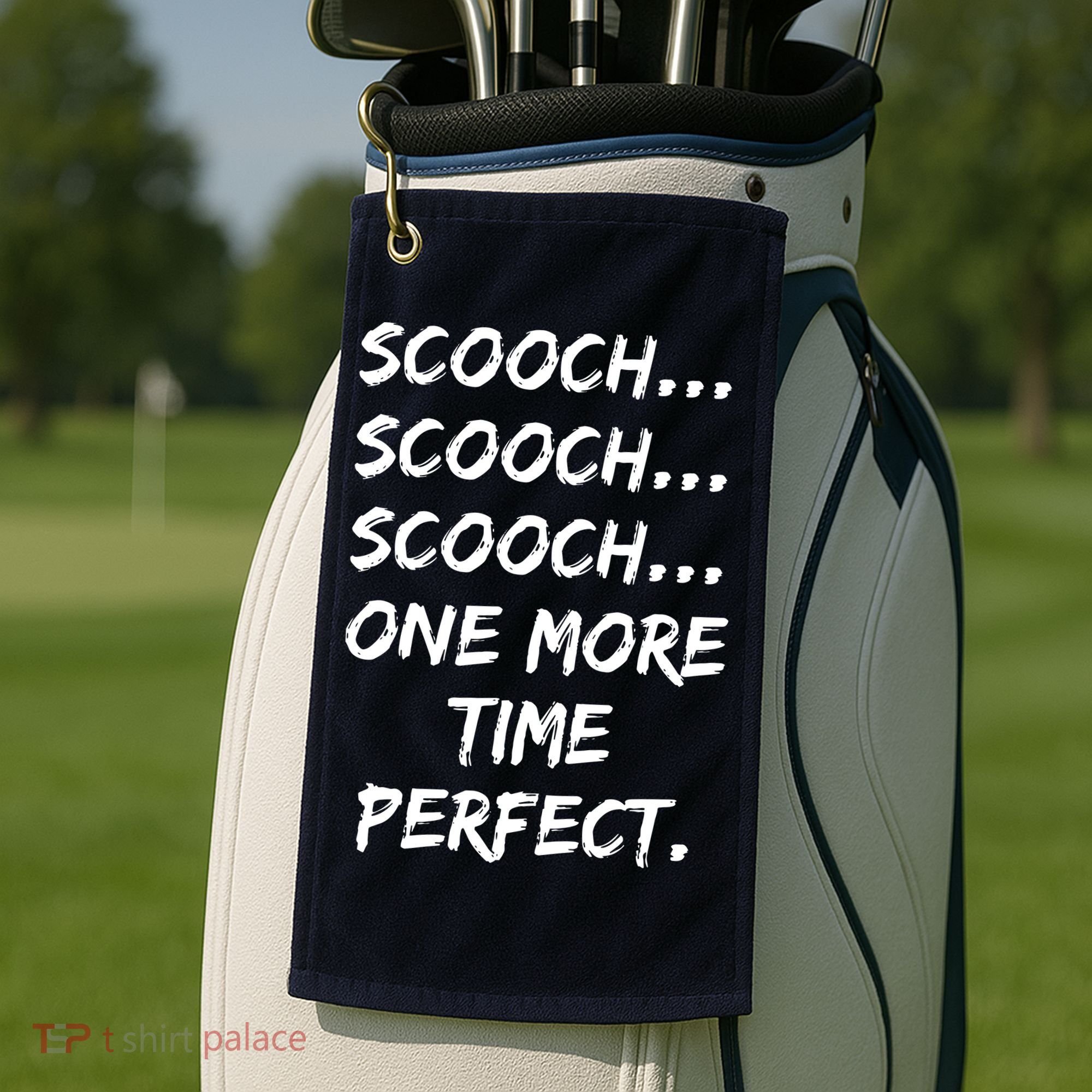 Scooch Scooch OBGYN Gift Obstetrician Gynecologist Dr Golf Towel
