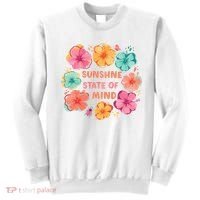 Sunshine State Of Mind Flower Floral Hibicus Tropical Sweatshirt thumb 0