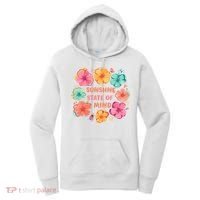 Sunshine State Of Mind Flower Floral Hibicus Tropical Women's Hoodie thumb 0