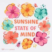 Sunshine State Of Mind Flower Floral Hibicus Tropical Mousepad thumb 1