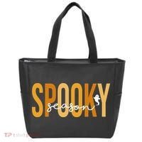 Spooky Season October Festive Halloween Tote Bag thumb 0