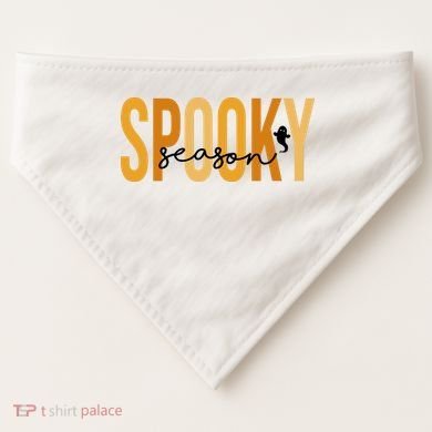 Spooky Season October Festive Halloween USA-Made Doggie Bandana
