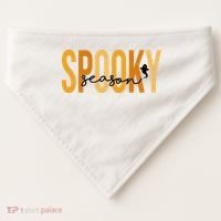 Spooky Season October Festive Halloween USA-Made Doggie Bandana thumb 0