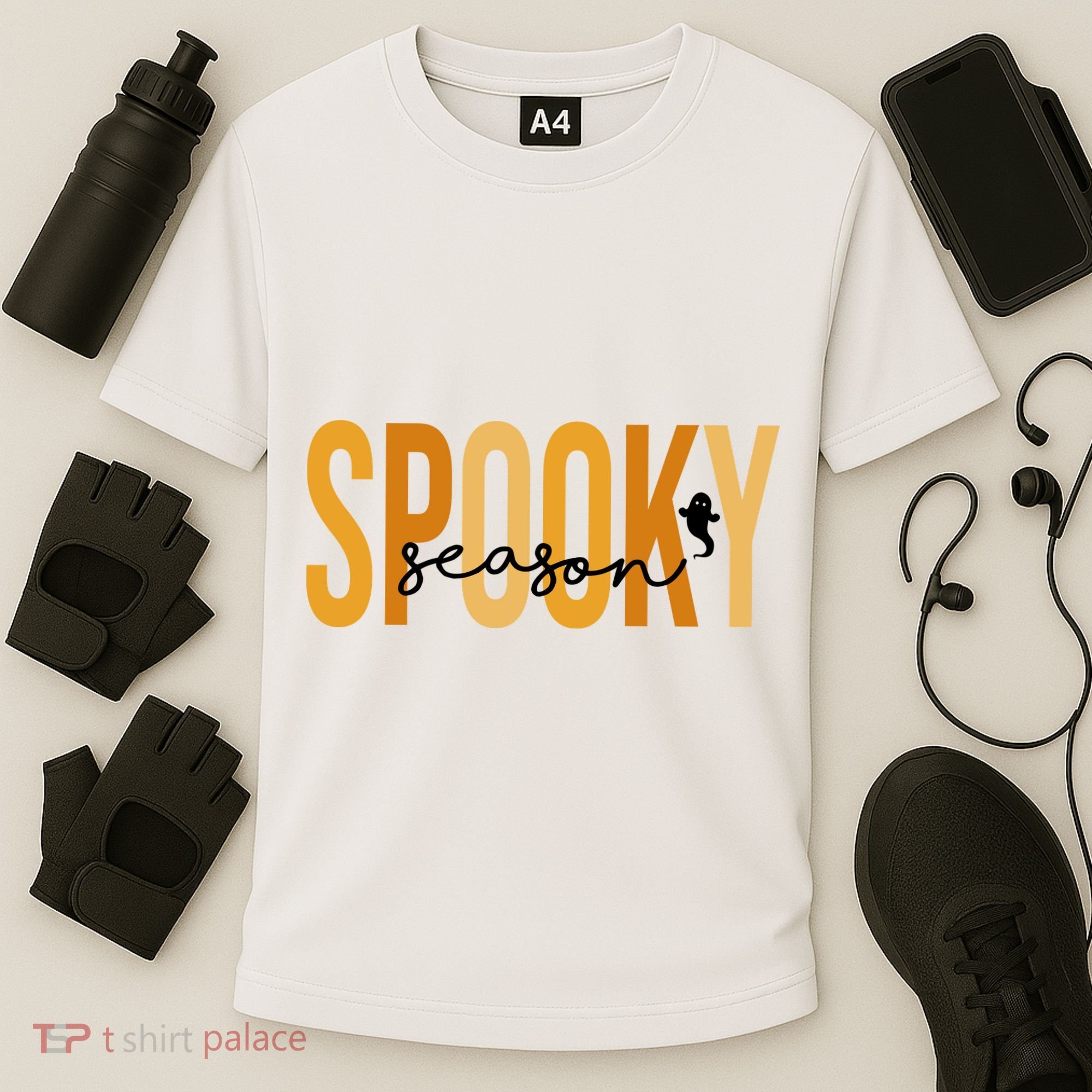 Spooky Season October Festive Halloween Cooling Performance Crew T-Shirt