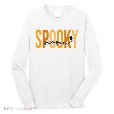Spooky Season October Festive Halloween Long Sleeve Shirt