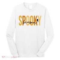Spooky Season October Festive Halloween Long Sleeve Shirt thumb 0
