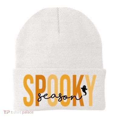 Spooky Season October Festive Halloween Beanie