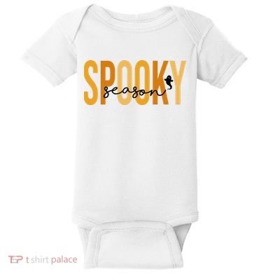 Spooky Season October Festive Halloween Baby Bodysuit