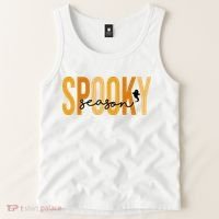 Spooky Season October Festive Halloween Tank Top thumb 2
