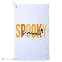 Spooky Season October Festive Halloween Golf Towel thumb 0