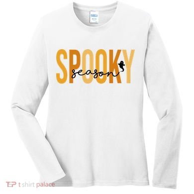 Spooky Season October Festive Halloween Women's Long Sleeve Shirt