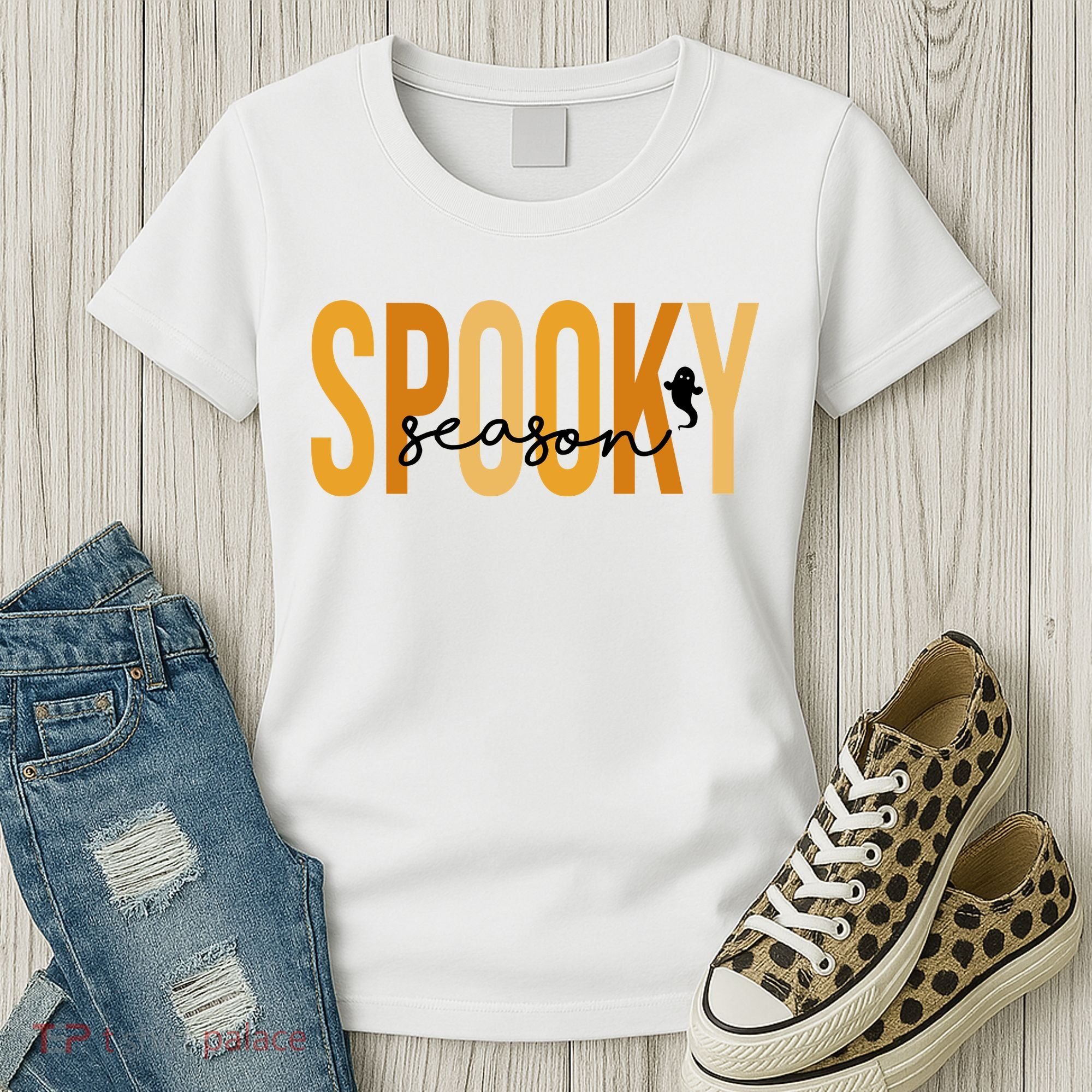 Spooky Season October Festive Halloween Women's T-Shirt