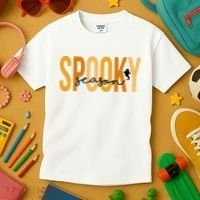 Spooky Season October Festive Halloween Kids T-Shirt thumb 3