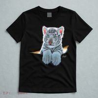 Schim Schimmel Original Artwork, White Tiger Cub T-Shirt thumb 5