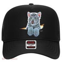 Schim Schimmel Original Artwork, White Tiger Cub Hat thumb 0