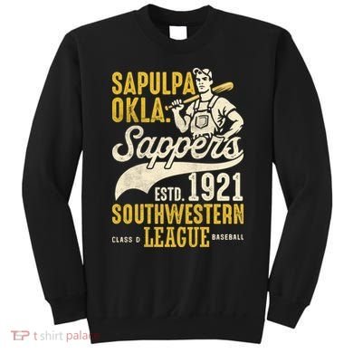 Sapulpa Sappers Oklahoma Vintage Baseball Team Sweatshirt