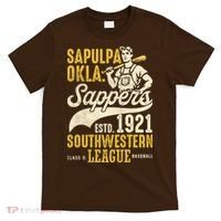 Sapulpa Sappers Oklahoma Vintage Baseball Team T-Shirt thumb 0