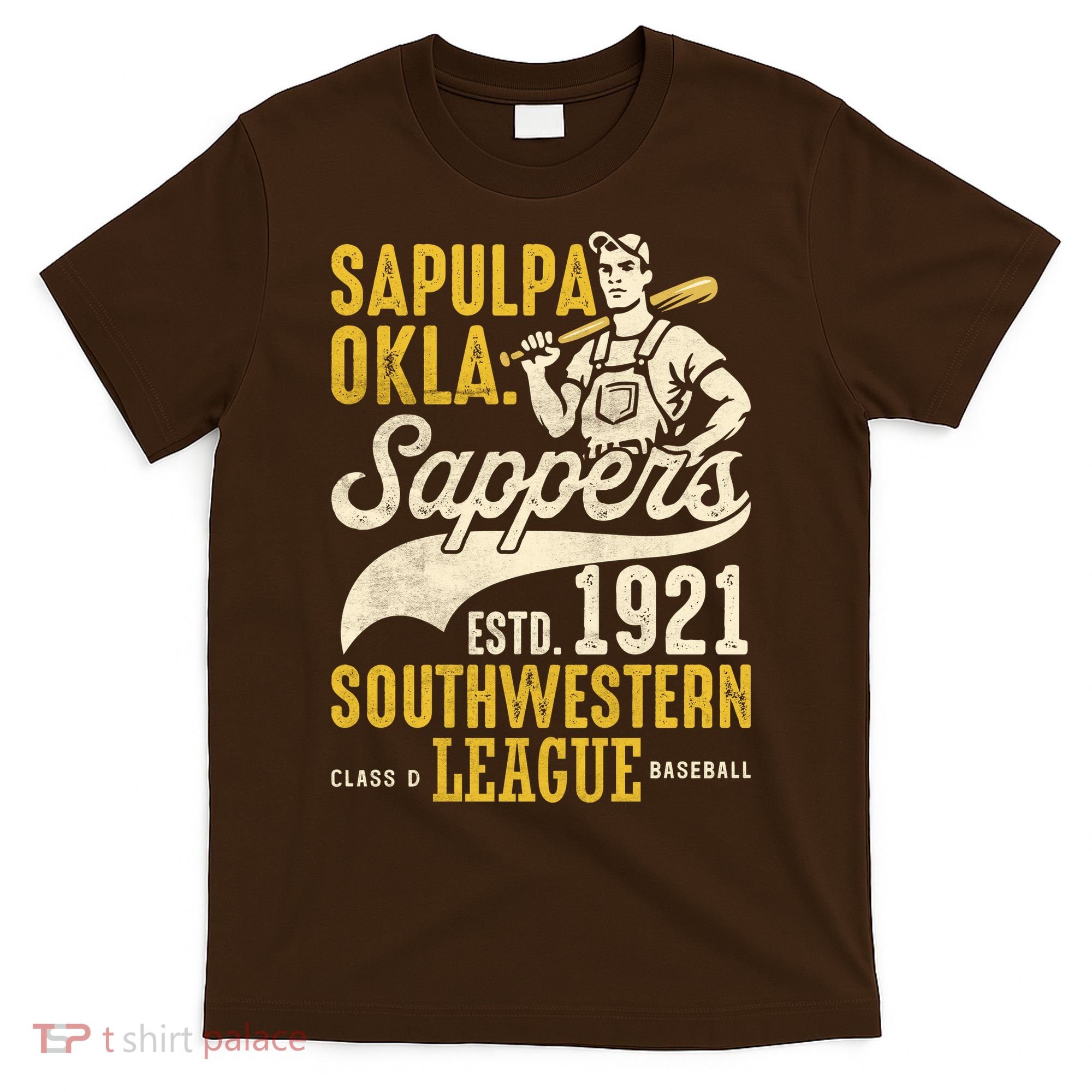Sapulpa Sappers Oklahoma Vintage Baseball Team T-Shirt