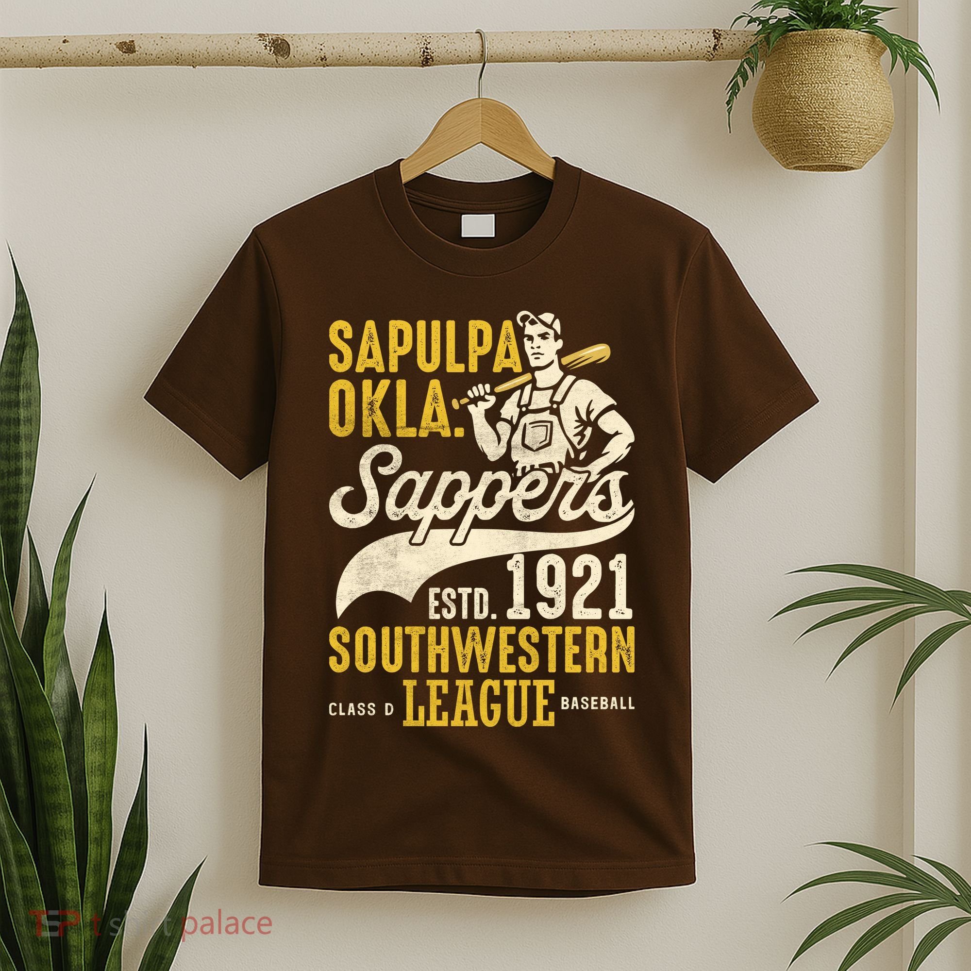 Sapulpa Sappers Oklahoma Vintage Baseball Team T-Shirt
