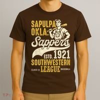 Sapulpa Sappers Oklahoma Vintage Baseball Team T-Shirt thumb 3