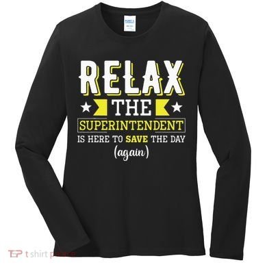 Superintendent – Superintendent Office Supervisor Supervisor Women's Long Sleeve Shirt