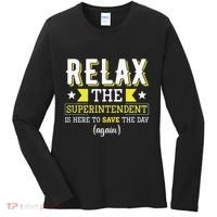 Superintendent – Superintendent Office Supervisor Supervisor Women's Long Sleeve Shirt thumb 0