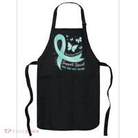 Support Squad Ovarian Cancer Awareness Teal Ribbon Butterfly Apron thumb 0