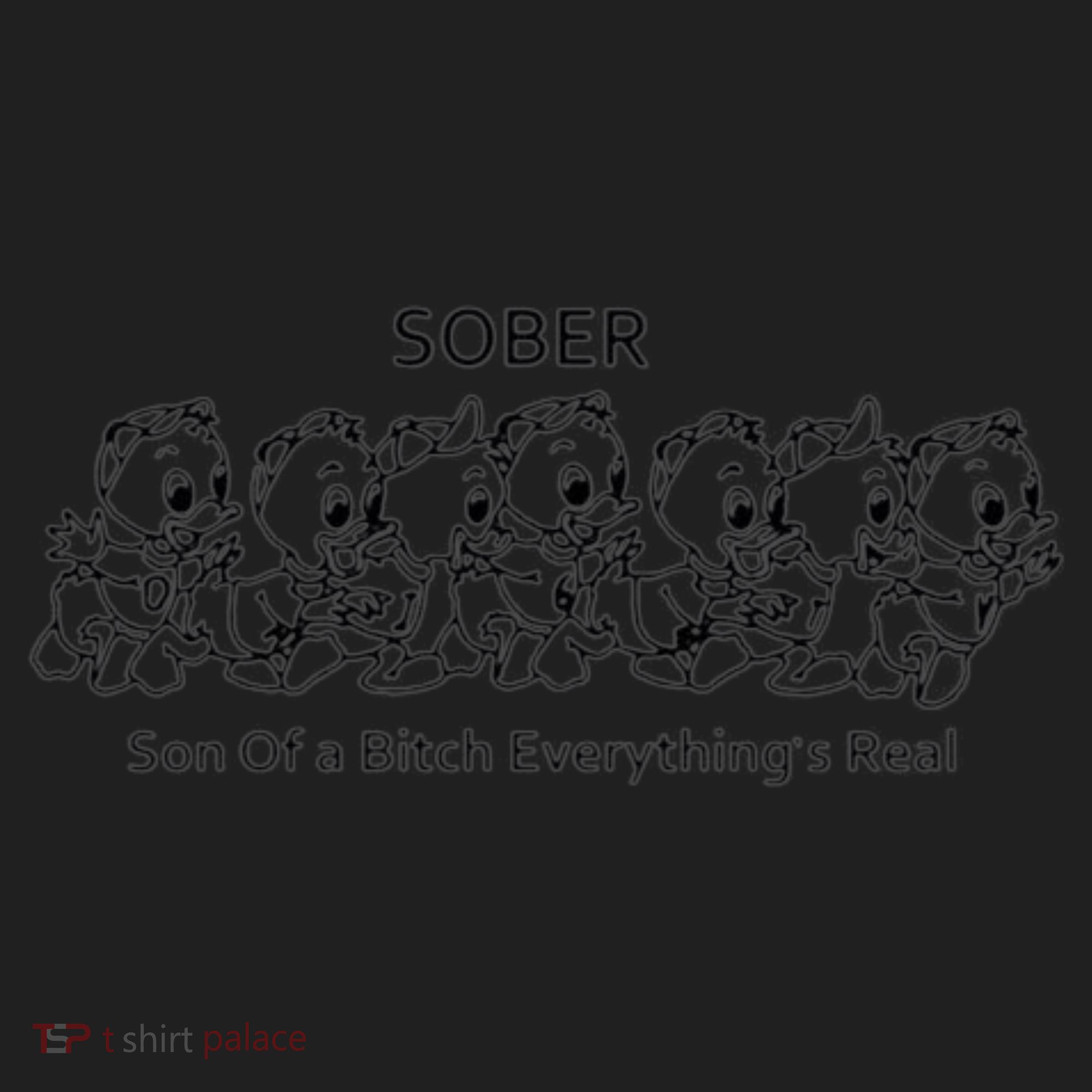 Sober Son Of A Bitch Everything's Real Women's Sweatshirt