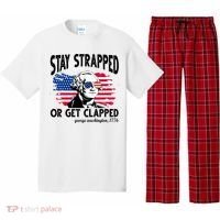 Stay Strapped Or Get Clapped George Washington 1776 Pajama Set thumb 0
