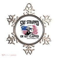 Stay Strapped Or Get Clapped George Washington 1776 Ornament thumb 0