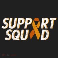 Support Squad Orange Ribbon Kidney Cancer Awareness Gift Hat thumb 2