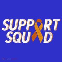 Support Squad Orange Ribbon Kidney Cancer Awareness Gift Apron thumb 3