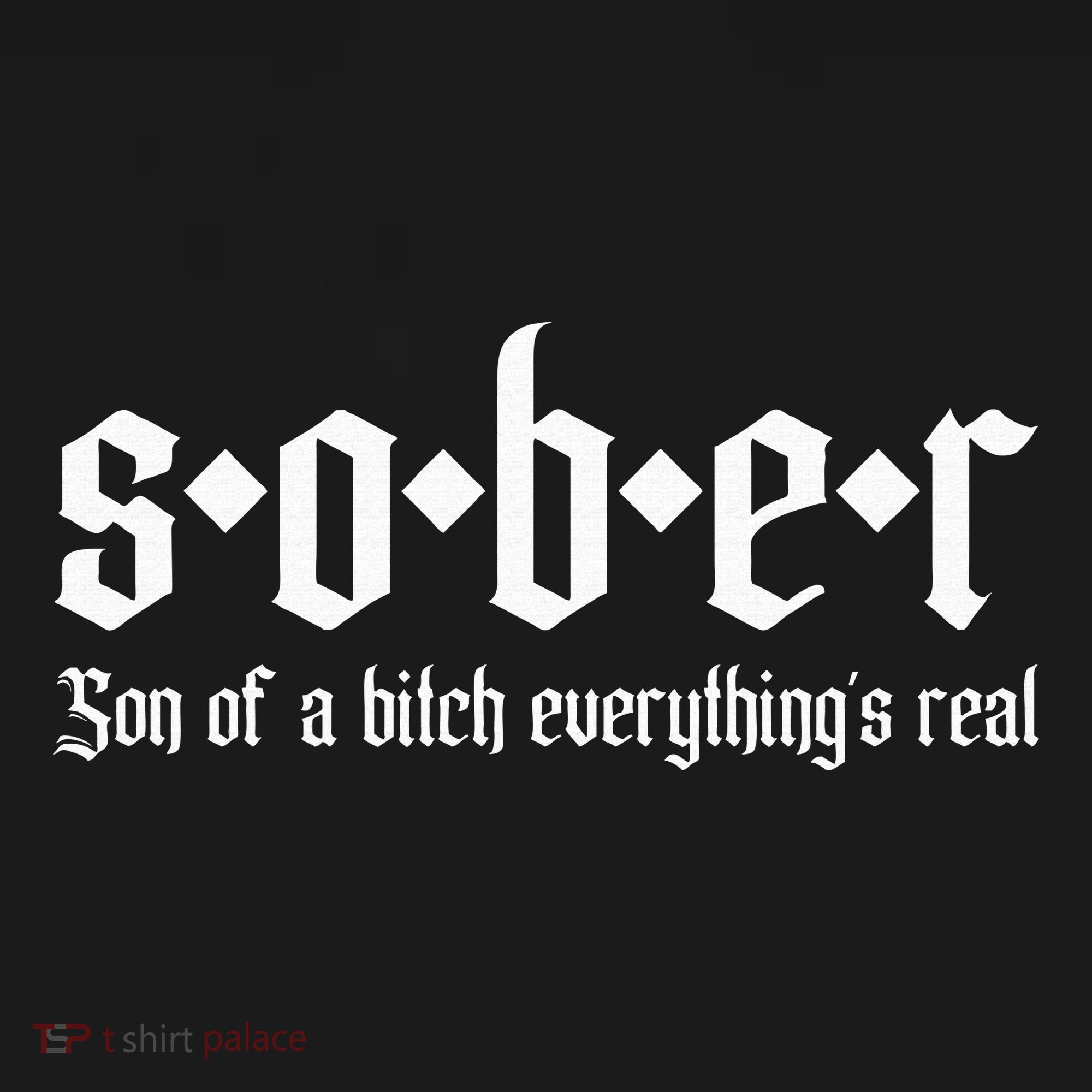 Sober Son Of A Bitch Everythings Real Alcoholics Aa Recovery Women's Hoodie