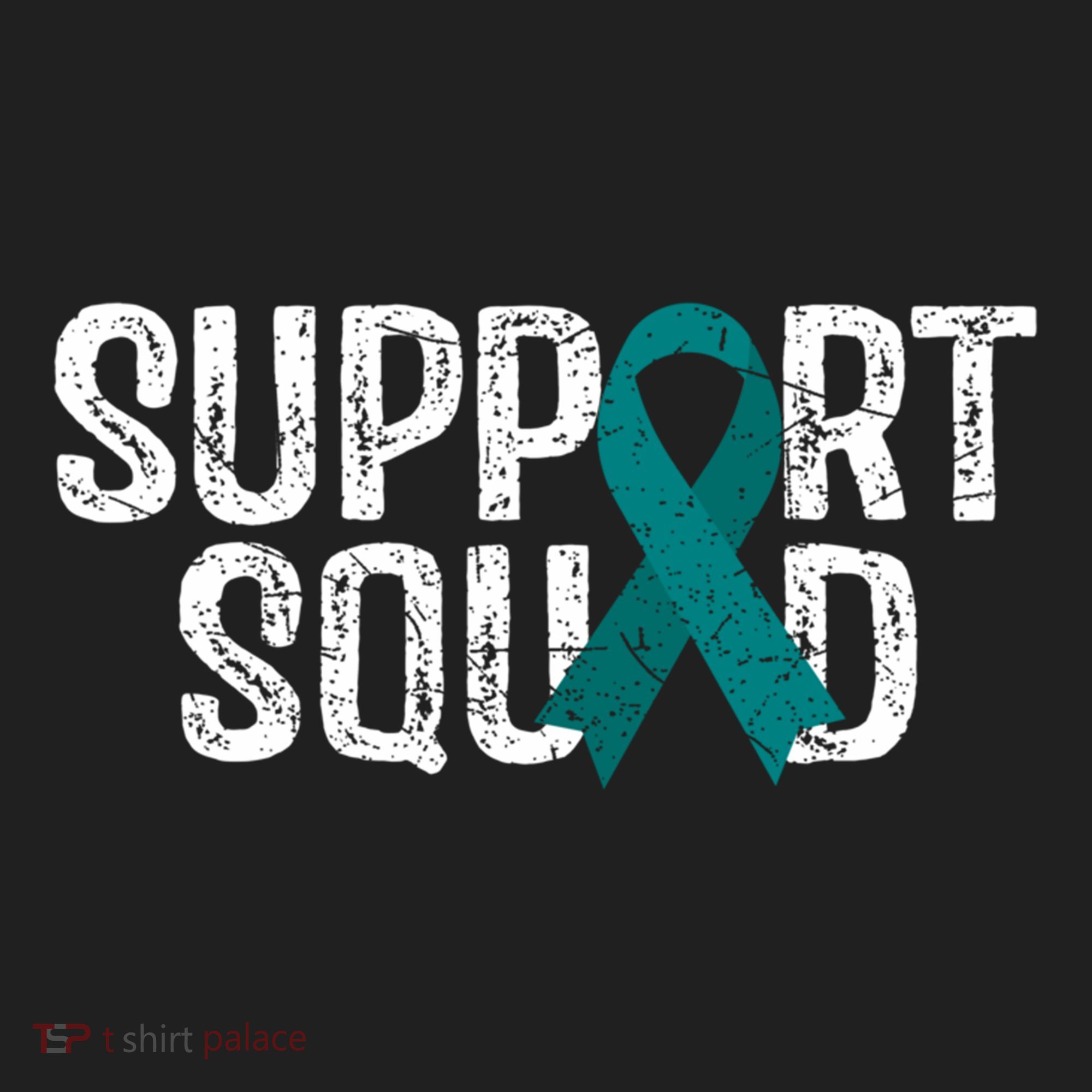 Support Squad Ovarian Cancer Awareness Gift Women's Sweatshirt